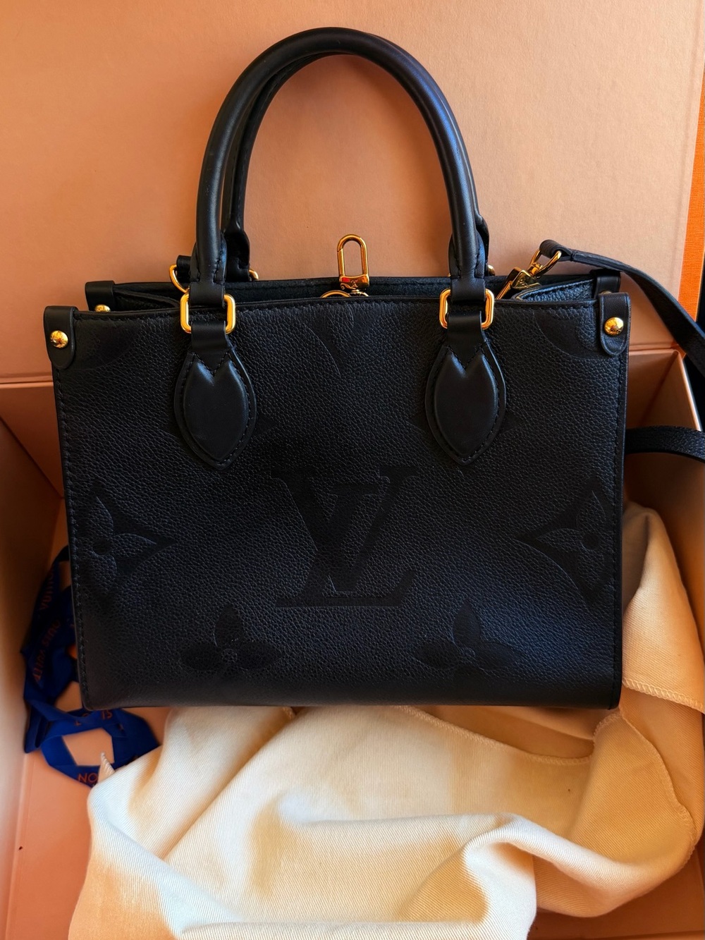 Louis Vuitton OnTheGo PM Noir Hangbag